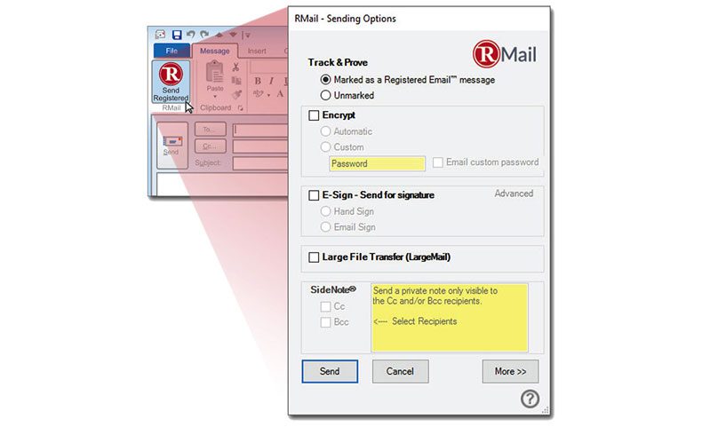 RMail Encrypted Email